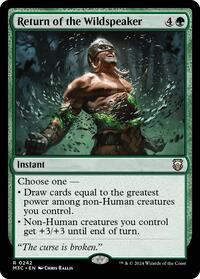 Return of the Wildspeaker (Ripple Foil) (242) [Commander: Modern Horizons 3]