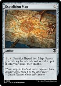 Expedition Map (Ripple Foil) (292) [Commander: Modern Horizons 3]