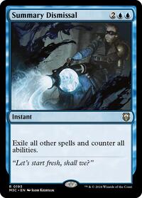 Summary Dismissal (Ripple Foil) (193) [Commander: Modern Horizons 3]