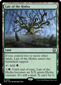 Lair of the Hydra (Ripple Foil) (353) [Commander: Modern Horizons 3]