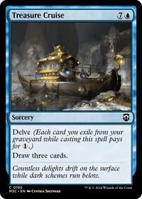 Treasure Cruise (Ripple Foil) (195) [Commander: Modern Horizons 3]