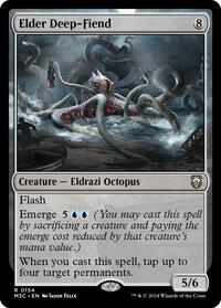 Elder Deep-Fiend (Ripple Foil) (154) [Commander: Modern Horizons 3]