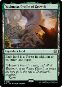 Yavimaya, Cradle of Growth (Ripple Foil) (409) [Commander: Modern Horizons 3]