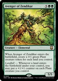 Avenger of Zendikar (Ripple Foil) (221) [Commander: Modern Horizons 3]