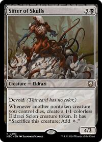 Sifter of Skulls (Ripple Foil) (203) [Commander: Modern Horizons 3]