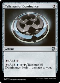 Talisman of Dominance (Ripple Foil) (310) [Commander: Modern Horizons 3]