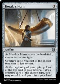 Herald's Horn (Ripple Foil) (296) [Commander: Modern Horizons 3]