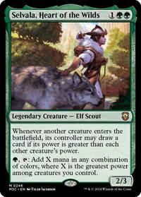 Selvala, Heart of the Wilds (246) [Commander: Modern Horizons 3]