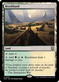 Brushland (Ripple Foil) (324) [Commander: Modern Horizons 3]
