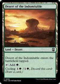 Desert of the Indomitable (Ripple Foil) (336) [Commander: Modern Horizons 3]