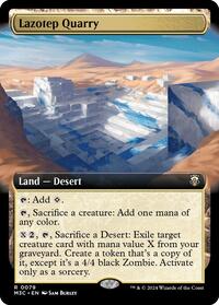 Lazotep Quarry (Extended Art) (Ripple Foil) (79) [Commander: Modern Horizons 3]