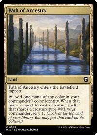 Path of Ancestry (Ripple Foil) (363) [Commander: Modern Horizons 3]