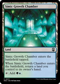 Simic Growth Chamber (Ripple Foil) (377) [Commander: Modern Horizons 3]