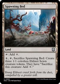 Spawning Bed (Ripple Foil) (380) [Commander: Modern Horizons 3]