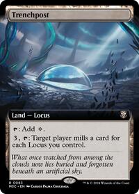 Trenchpost (Extended Art) (Ripple Foil) (83) [Commander: Modern Horizons 3]