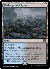 Underground River (Ripple Foil) (400) [Commander: Modern Horizons 3]