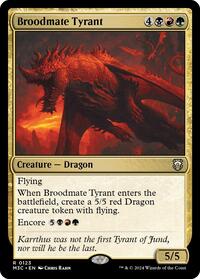 Broodmate Tyrant (123) [Commander: Modern Horizons 3]