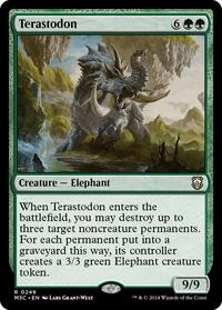Terastodon (Ripple Foil) (249) [Commander: Modern Horizons 3]