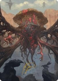 Inversion Behemoth Art Card (Gold-Stamped Signature) (27) [Art Series: Modern Horizons 3]