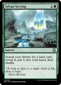 Sylvan Scrying (Ripple Foil) (248) [Commander: Modern Horizons 3]