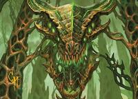 Colossal Dreadmask Art Card (Gold-Stamped Signature) (8) [Art Series: Modern Horizons 3]