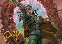 Eladamri, Korvecdal Art Card (Gold-Stamped Signature) (9) [Art Series: Modern Horizons 3]