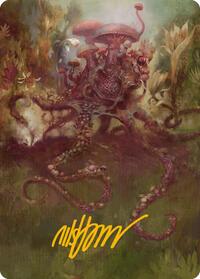 Sowing Mycospawn Art Card (Gold-Stamped Signature) (40) [Art Series: Modern Horizons 3]