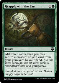 Grapple with the Past (Ripple Foil) (230) [Commander: Modern Horizons 3]