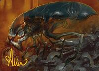 Cranial Ram Art Card (Gold-Stamped Signature) (13) [Art Series: Modern Horizons 3]