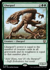 Lhurgoyf (Ripple Foil) (235) [Commander: Modern Horizons 3]