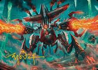 Exterminator Magmarch Art Card (Gold-Stamped Signature) (33) [Art Series: Modern Horizons 3]
