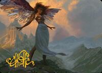 Glasswing Grace Art Card (Gold-Stamped Signature) (19) [Art Series: Modern Horizons 3]