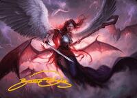 Kaalia of the Vast Art Card (Gold-Stamped Signature) (22) [Art Series: Modern Horizons 3]