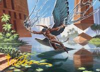 Nadu, Winged Wisdom Art Card (Gold-Stamped Signature) (14) [Art Series: Modern Horizons 3]