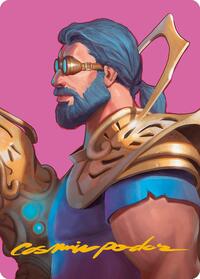 Satya, Aetherflux Genius Art Card (Gold-Stamped Signature) (26) [Art Series: Modern Horizons 3]