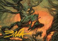Stump Stomp Art Card (Gold-Stamped Signature) (20) [Art Series: Modern Horizons 3]