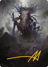 Azlask, the Swelling Scourge Art Card (Gold-Stamped Signature) (25) [Art Series: Modern Horizons 3]