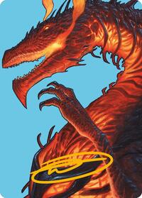 Herigast, Erupting Nullkite Art Card (Gold-Stamped Signature) (44) [Art Series: Modern Horizons 3]