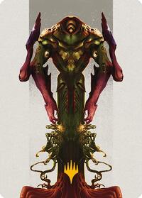 Kozilek, the Broken Reality Art Card (Gold-Stamped Planeswalker Symbol) (51) [Art Series: Modern Horizons 3]