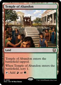 Temple of Abandon (Ripple Foil) (385) [Commander: Modern Horizons 3]