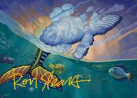 Dreamtide Whale Art Card (Gold-Stamped Signature) (2) [Art Series: Modern Horizons 3]