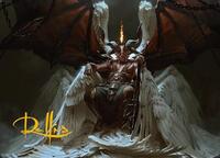 Shilgengar, Sire of Famine Art Card (Gold-Stamped Signature) (4) [Art Series: Modern Horizons 3]