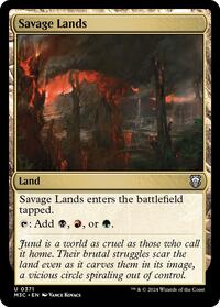 Savage Lands (Ripple Foil) (371) [Commander: Modern Horizons 3]