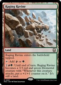 Raging Ravine (Ripple Foil) (367) [Commander: Modern Horizons 3]