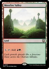 Mossfire Valley (Ripple Foil) (357) [Commander: Modern Horizons 3]