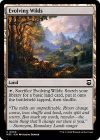 Evolving Wilds (Ripple Foil) (340) [Commander: Modern Horizons 3]