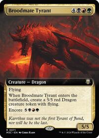 Broodmate Tyrant (Extended Art) (71) [Commander: Modern Horizons 3]