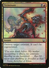 Terminate (Ripple Foil) (274) [Commander: Modern Horizons 3]