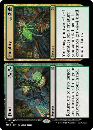 Find // Finality (Ripple Foil) (M3C-261) - Modern Horizons 3 Commander Foil