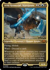 Arna Kennerud, Skycaptain (Foil Etched) (485) [Modern Horizons 3]
